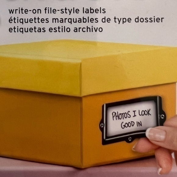 Fred Stick & Store Write-On File Style Labels - Picture 3 of 4